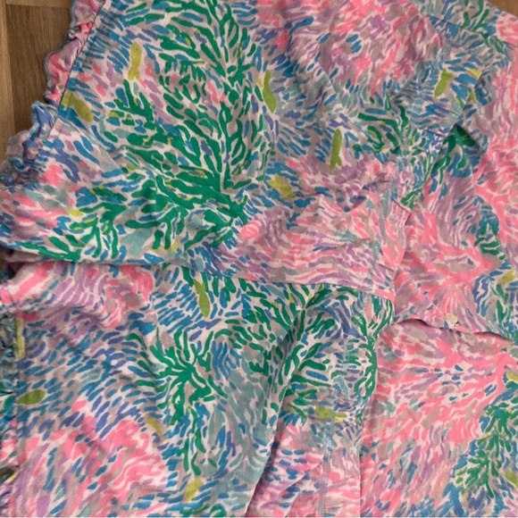 Lily Pulitzer Womens Colorful Long sleeve Shorts Pajama Set Large - Picture 5 of 8